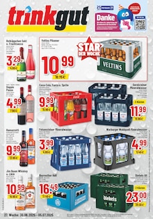 Veltins im aktuellen Trinkgut Prospekt (Dortmund) Veltins im Trinkgut Prospekt "Aktuelle Angebote" mit 6 Seiten (Dortmund)