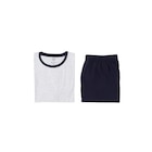 Pyjama court homme - TEX BASIC en promo chez Carrefour Pyjama court homme - TEX BASIC dans le catalogue Carrefour