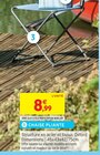 Chaise pliante - Intermarché Super à Aurillac Chaise pliante en promo chez Intermarché Super Aurillac à 8,99 €