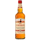 Scotch Whisky - SIR EDWARD'S en promo chez Carrefour Market Créteil à 16,88 €