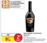 Irish cream the Original - Baileys - Intermarché à Grenoble Irish cream the Original - Baileys en promo chez Intermarché Grenoble à 9,95 €