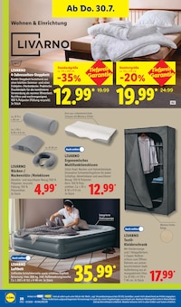Luftbett im aktuellen Lidl Prospekt (Hannover) Luftbett im Lidl Prospekt "LIDL LOHNT SICH" mit 69 Seiten (Hannover)