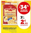 Promo Emmental râpé au lait thermisé à 2,11 € dans le catalogue Super U à Maulévrier