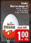Überraschungs-Ei im Angebot bei E center in Aachen Überraschungs-Ei Angebote von kinder bei E center Aachen für 1,00 €