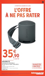Offre Enceinte Bluetooth dans le catalogue Intermarché Hyper du moment à la page 47