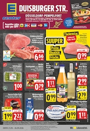 EDEKA Prospekt für Düsseldorf mit 32 Seiten EDEKA Prospekt für Düsseldorf: "Aktuelle Angebote", 32 Seiten, 21.09.2026 - 26.09.2026
