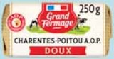 Beurre moulé aop charentes poitou doux - GRAND FERMAGE en promo chez Intermarché Champigny-sur-Marne à 1,30 €