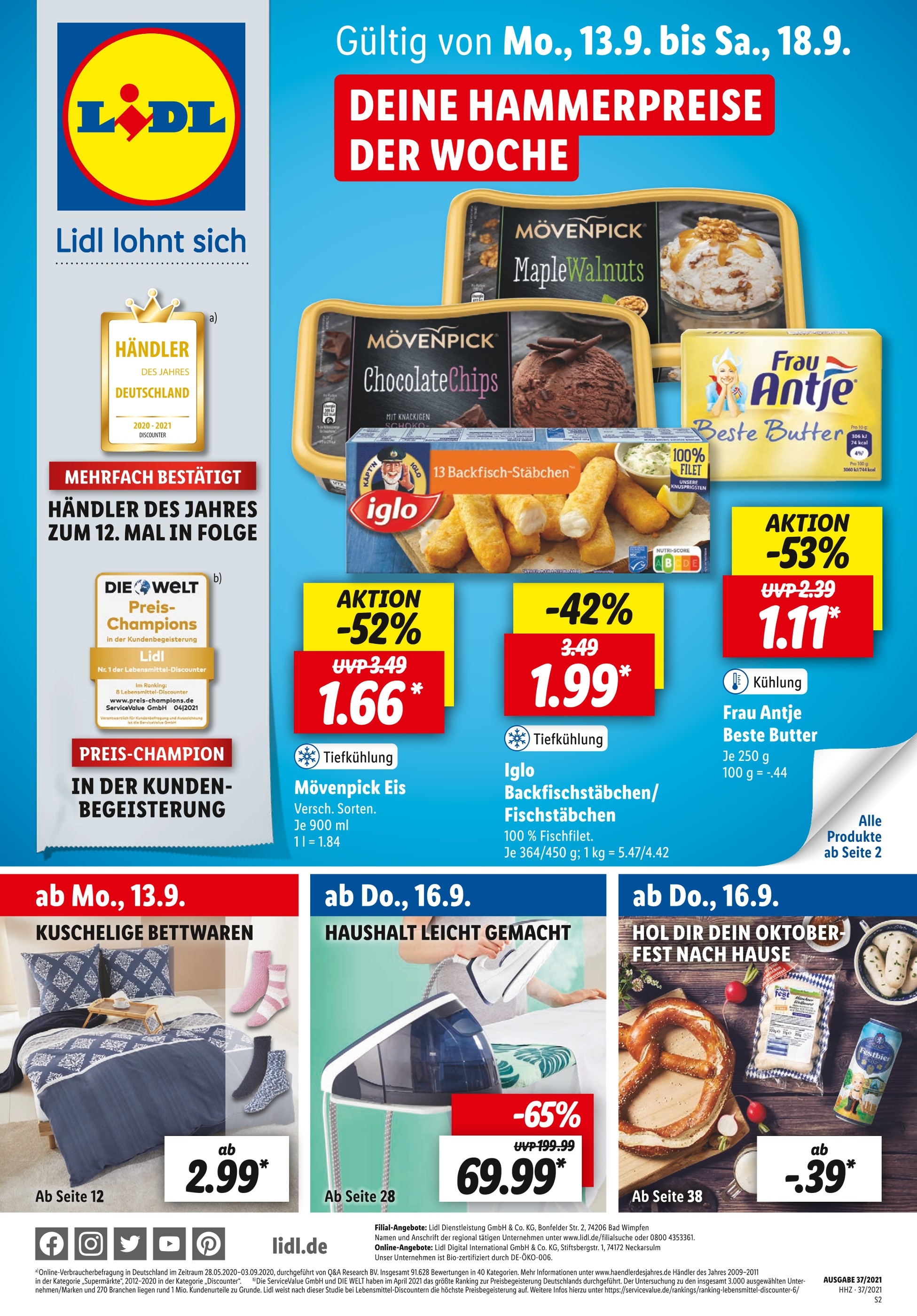 Lidl Bad Wurzach - Aktuelle Angebote Von Lidl Im Prospekt Der Woche