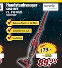 Handstaubsauger Angebote von gorenje bei POCO Frechen für 89,99 €