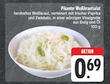 Pikanter Weißkrautsalat bei E center im Prospekt "" für 0,69 €