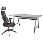 Gamingschreibtisch und -stuhl schwarz Angebote von UTESPELARE / MATCHSPEL bei IKEA Amberg für 348,00 €