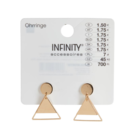 Ohrringe von INFINITY für 1,50 € bei Woolworth im Angebot Ohrringe von INFINITY im aktuellen Woolworth Prospekt
