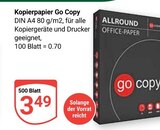 Kopierpapier im Angebot bei GLOBUS in Pirmasens Kopierpapier Angebote von Go Copy bei GLOBUS Pirmasens für 3,49 €