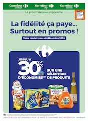 Prospectus Carrefour Proximité à Carquefou, "La fidélité ça paye… Surtout en promos !", 14 pages de promos valables du 01/12/2024 au 31/12/2024