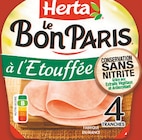 -68% de remise immédiate sur le 2ème sur tout le bon paris conservation sans nitrite HERTA à Intermarché Contact dans Brives