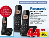 DECT-TELEFON „KX-TGC422GB“ Angebote von Panasonic bei E center Wiesbaden für 44,99 €