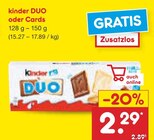 Kinder Duo oder Cards bei Netto Marken-Discount im Wusterhausen Prospekt für 2,29 €