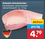 Aktuelle Schweinebraten Angebote bei Netto Marken-Discount in Mannheim Aktuelles Schweine-Schulterbraten Angebot bei Netto Marken-Discount in Mannheim ab 4,79 €