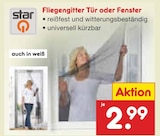 Fliegengitter Tür oder Fenster bei Netto Marken-Discount im Grevenbroich Prospekt für 2,99 €
