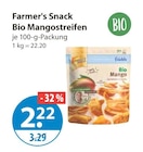 Bio Mangostreifen von Farmer's Snack im aktuellen V-Markt Prospekt für 2,22 €