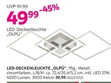 Aktuelles LED-DECKENLEUCHTE „OLPÜ“ Angebot bei mömax in Hannover ab 49,99 €