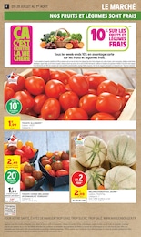 Prix et réduction Melon Jaune dans le prospectus Intermarché Super en cours Offre Melon Jaune dans le catalogue Intermarché Super du moment à la page 4
