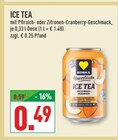 Ice Tea mit Pfirsich-Geschmack bei Marktkauf im Delbrück Prospekt für 0,49 €