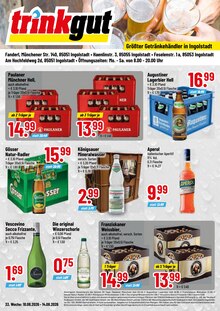 Bier im Trinkgut Prospekt "Aktuelle Angebote" mit 4 Seiten (Ingolstadt)