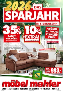 Möbel Mahler Siebenlehn Prospekt DAS SPARJAHR mit 16 Seiten