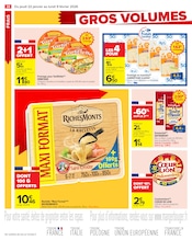 Fromage Angebote im Prospekt "GROS VOLUMES = PETITS PRIX" von Carrefour auf Seite 30