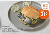 Bismarckhering- oder Matjes-Brötchen im Angebot bei tegut in Augsburg Bismarckhering- oder Matjes-Brötchen Angebote bei tegut Augsburg für 2,50 €