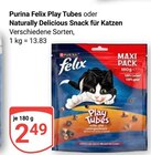 Play Tubes im Angebot bei GLOBUS in Weinheim Play Tubes Angebote von Purina Felix bei GLOBUS Weinheim für 2,49 €