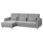 3er-Sofa mit Récamiere links/Tallmyra weiß/schwarz mit Récamiere links/Tallmyra weiß/schwarz Angebote von SLATORP bei IKEA Siegen für 899,00 €