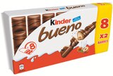 Barre chocolatée bueno chocolat au lait - KINDER en promo chez Intermarché Barre chocolatée bueno chocolat au lait - KINDER dans le catalogue Intermarché