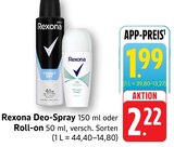 Deo-Spray Angebote von Rexona bei EDEKA Mannheim für 1,99 €