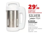 Promo Blender chauffant à 29,99 € dans le catalogue Hyper U à Saint-Junien