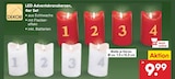 LED Adventskranzkerzen, 4er Set Angebote von DEKOR bei Netto Marken-Discount Magdeburg für 9,99 €