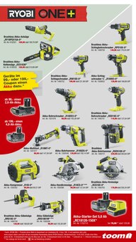 Akkuschrauber Angebot im aktuellen toom Baumarkt Prospekt auf Seite 7