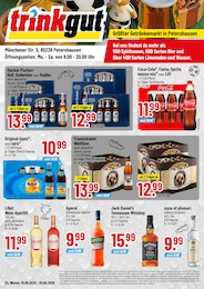 Aktueller Trinkgut Discounter Prospekt für Schwabhausen 15.06.2026 - 20.06.2026 Trinkgut Prospekt für Schwabhausen mit 4 Seiten