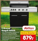 5-Brenner Gasgrill G510G von Grillfürst im aktuellen Netto Marken-Discount Prospekt für 879,00 €