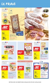 Promos Saucisse dans le catalogue "Carrefour market" de Carrefour Market Saucisse en promo dans le catalogue Carrefour Market à la page 22