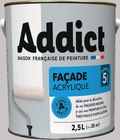 Peinture Facade Acrylique 2,5L Blanc - Addict en promo chez Intermarché Hyper Saumur à 16,90 €