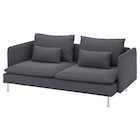 Aktuelles 3er-Sofa Gunnared mittelgrau Gunnared mittelgrau Angebot bei IKEA in Hamm ab 549,00 €