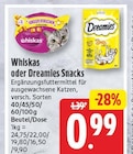 Whiskas Snacks für 0,99 € bei EDEKA im Angebot Whiskas Snacks im aktuellen EDEKA Prospekt