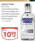 Vodka im Angebot bei GLOBUS in Hofheim Vodka Angebote von Absolut bei GLOBUS Hofheim für 10,99 €