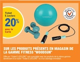 Promo Ticket e.Leclerc" 20% avec la carte sur les produits présents en magasin de la gamme fitness à  dans le catalogue E.Leclerc à Malesherbes