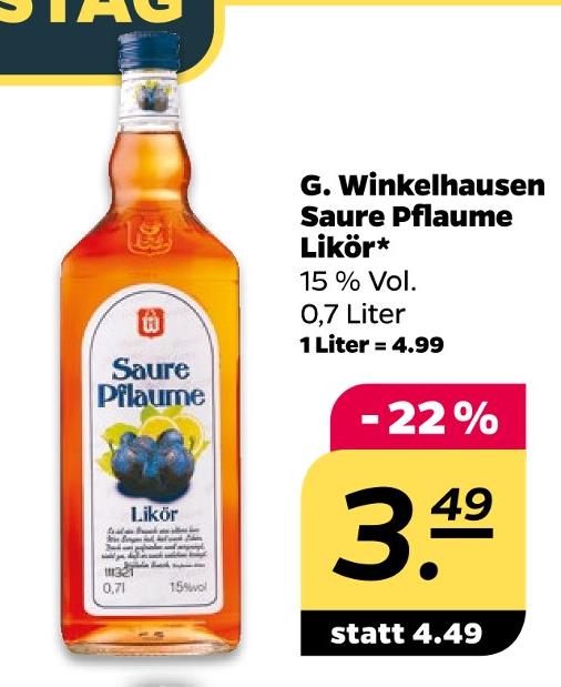 Saure Pflaume Likör