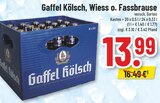 Gaffel Kölsch, Wiess o. Fassbrause Angebote von Gaffel Kölsch bei Trinkgut Brühl für 13,99 €