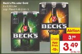 Aktuelles Pils oder Gold Angebot bei Netto Marken-Discount in Eschweiler ab 3,49 €