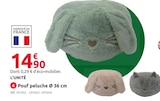 Mr.Bricolage Cancale - Promo Pouf peluche Ø 36 cm Promo Pouf peluche Ø 36 cm à 14,90 € dans le catalogue Mr.Bricolage à Cancale